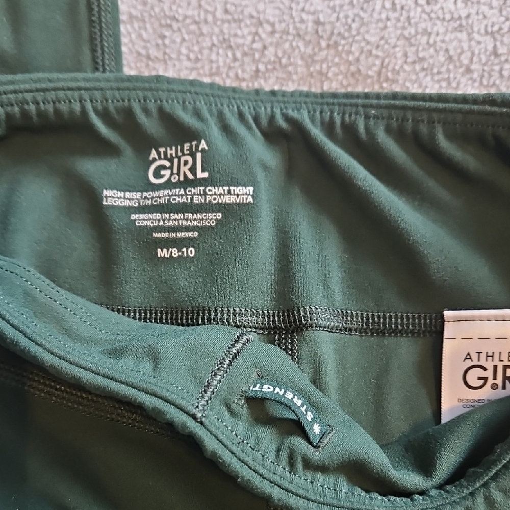 Athleta Girl Green Leggings